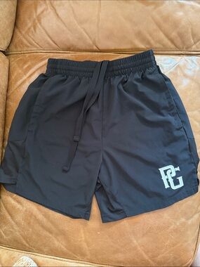 Perfect Game Baseball Black Boys Athletic Shorts with Logo size Large